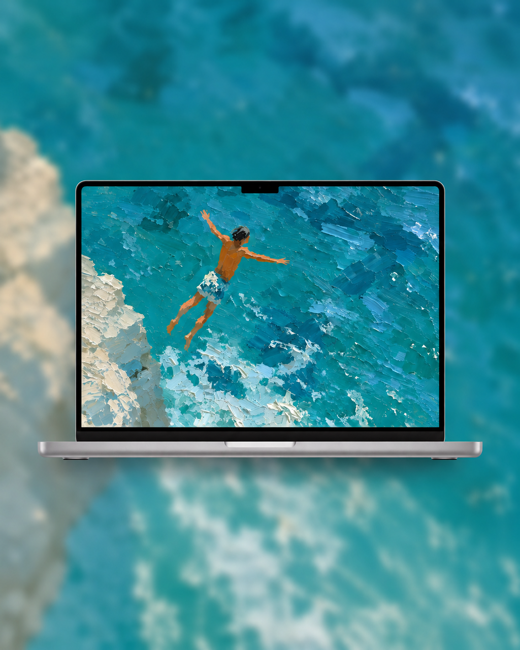 Blue Motion Wallpaper Macbook